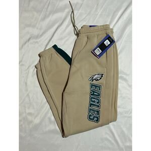 NFL Ultra Game Eagles Sweatpants Sand / $75 Retail!! / Size S / Brand New!